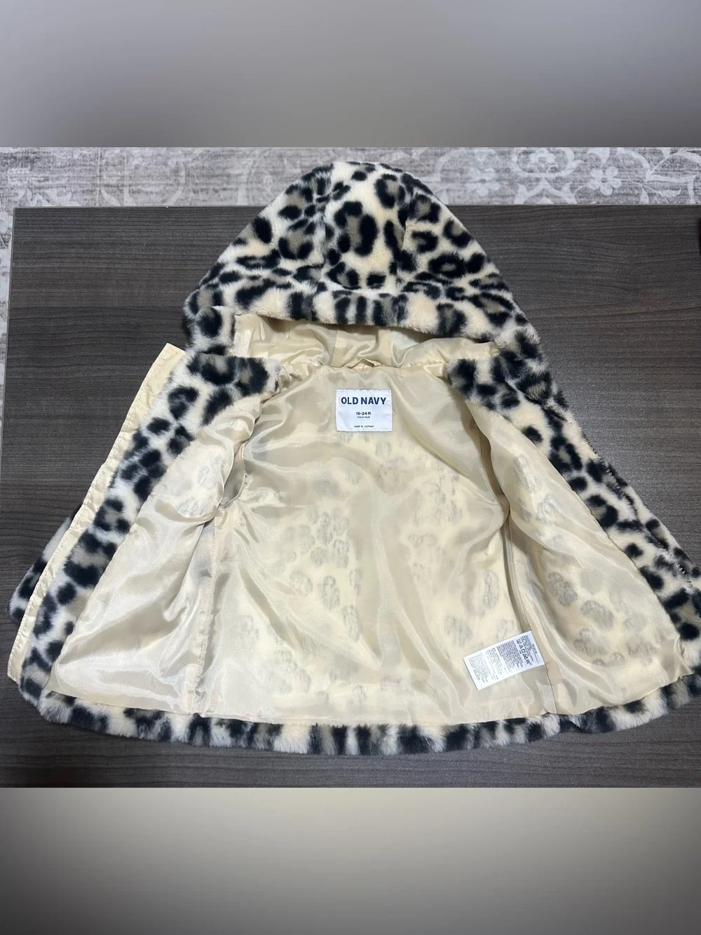 18-24M Baby Girl Faux Fur Coat